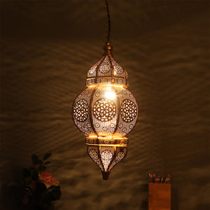 Gold Metal Hanging Light - GADA-MED-HL-GD - Included Bulb