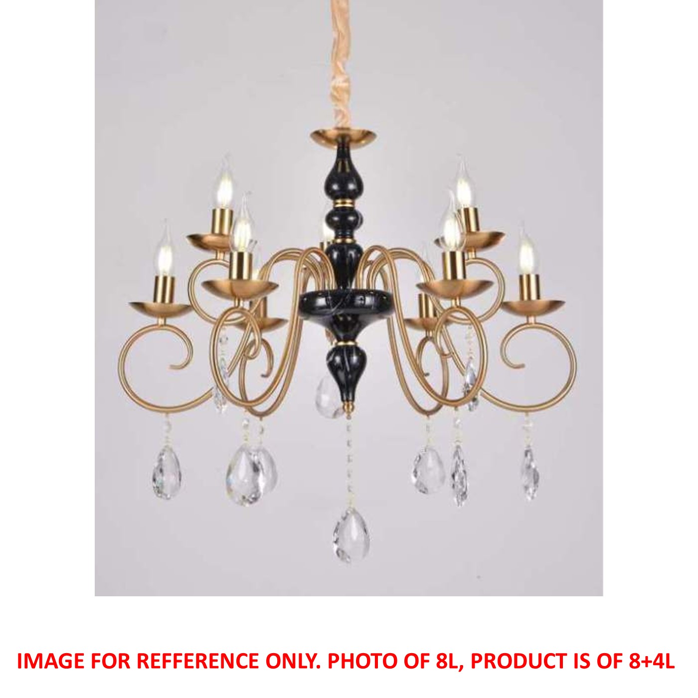 GEH-6237-8+4P Candle Arm Chandelier