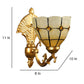 Matera Antique Gold Iron Wall Sconces | S-281-1W | Included Bulb | Eliante by Jainsons Lights