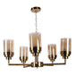 Glowra Gold Iron Chandelier  | E27 holder | Included Bulb | Eliante by Jainsons Lights