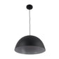 Black & White Metal Hanging Light GOLA-12-INCH-P5-BK-WH
