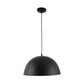 Black & White Metal Hanging Light GOLA-15-INCH-P5-BK-WH