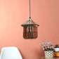 Mabel Gold Brass Hanging Light | JS-2424-1LP-SQ-Brass | Included Bulb | Eliante by Jainsons Lights