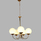Gabrielle Gold Iron Globe Chandelier | JS-27001-5LP | Included Bulb | Eliante by Jainsons Lights