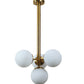 Nirvana Gold Iron Cluster Hanging Light | 5020-4LP | Included Bulb | Eliante by Jainsons Lights