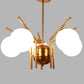 Dark Gold Glass Globe Chandelier | S-12901-5LP | Included Bulb | Eliante by Jainsons Lights