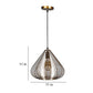 Willard Gold Iron Hanging Light | JS-5370-1LP | Included Bulb | Eliante by Jainsons Lights