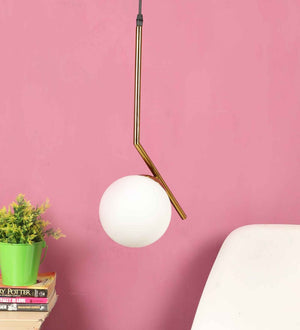 Bennit Gold Iron Hanging Light | Z-509-1LP | Included Bulb | Eliante by Jainsons Lights