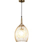 Yokos Gold Iron Hanging Light | pinzar-1lp-gold | Included Bulb | Eliante by Jainsons Lights