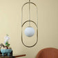 Ainsley Gold Iron Hanging Light | 5018-1hl | Included Bulb | Eliante by Jainsons Lights