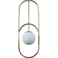 Ainsley Gold Iron Hanging Light | 5018-1hl | Included Bulb | Eliante by Jainsons Lights