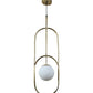 Ainsley Gold Iron Hanging Light | 5018-1hl | Included Bulb | Eliante by Jainsons Lights
