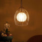 Yokos Gold Iron Hanging Light | pinzar-1lp-gold | Included Bulb | Eliante by Jainsons Lights