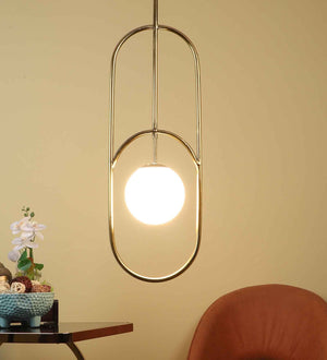 Ainsley Gold Iron Hanging Light | 5018-1hl | Included Bulb | Eliante by Jainsons Lights