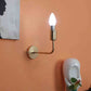 Creative Iron Candle Wall Light (Gold) | 1041-1W | Included Bulb | Eliante by Jainsons Lights