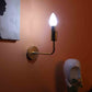 Creative Iron Candle Wall Light (Gold) | 1041-1W | Included Bulb | Eliante by Jainsons Lights