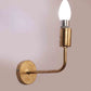 Creative Iron Candle Wall Light (Gold) | 1041-1W | Included Bulb | Eliante by Jainsons Lights