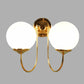 Contemporary Gold Iron Wall Sconces | JS-27001-2W | Included Bulb | Eliante by Jainsons Lights
