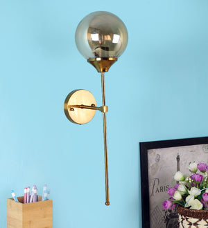 Demis Metal Wallchieres (Gold) | RS-1126-1W-L | Included Bulb | Eliante by Jainsons Lights