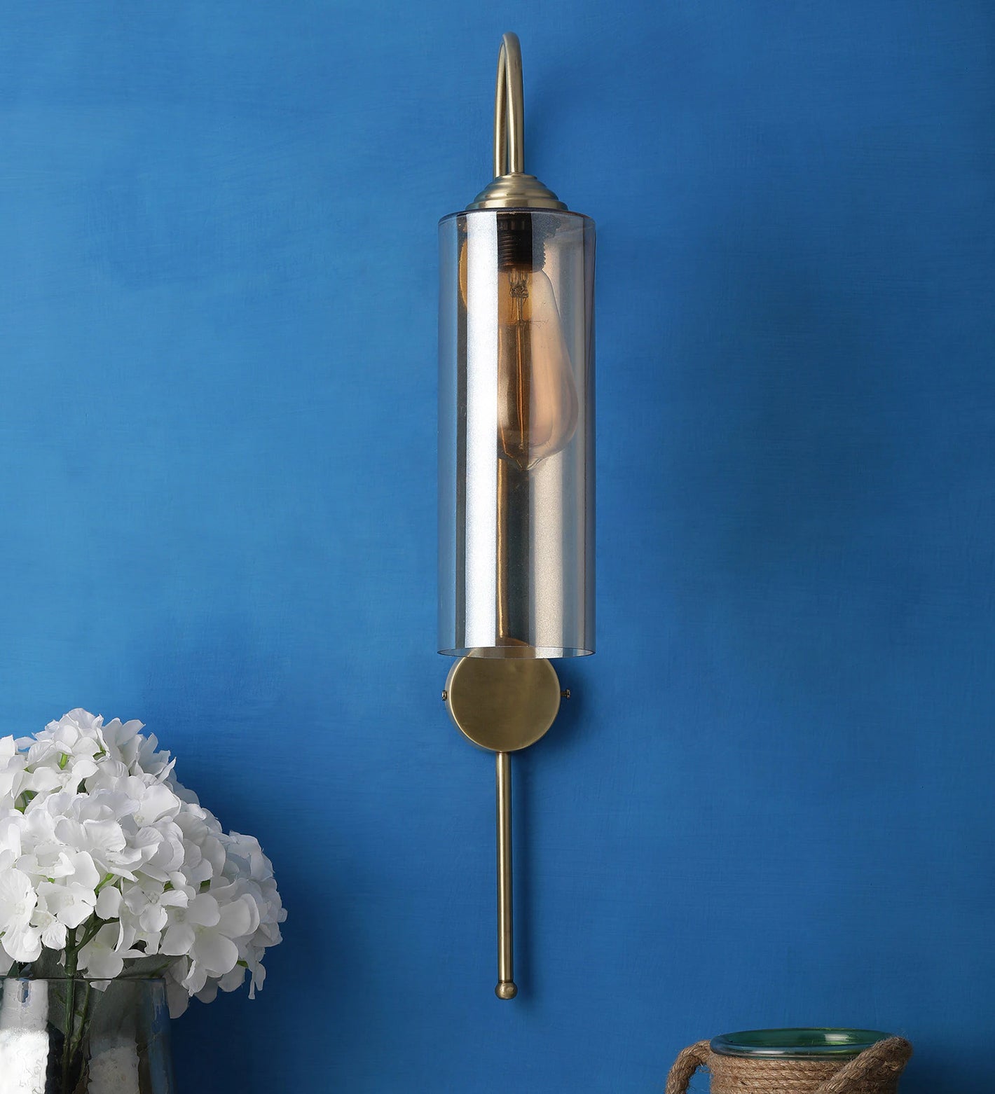 Rocky Metal Novelty Wall Light (Brown) | 703-1W | Included Bulb | Eliante by Jainsons Lights