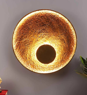 Acura Metal LED Novelty Wall Light (Gold) | 1018 | Included Bulb | Eliante by Jainsons Lights