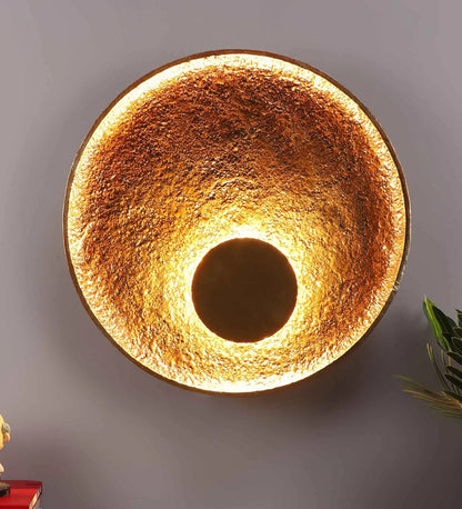 Acura Metal LED Novelty Wall Light (Gold) | 1018 | Included Bulb | Eliante by Jainsons Lights