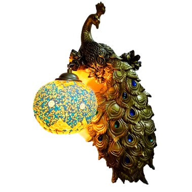 JS-LBR Golden Peacock No. 4 Novelty Wall Lights