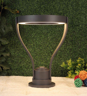 Grey Aluminium Gate Lights | JS-1050-GL-  Big | Included Bulb | Eliante by Jainsons Lights