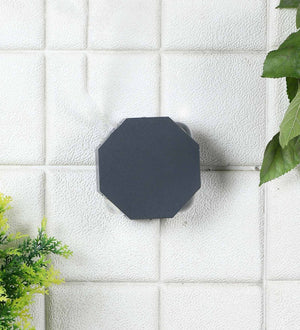 Nexus Grey Aluminium Outdoor Wall Light | EL-264-4X1W-R,G,B | Included Bulb | Eliante by Jainsons Lights
