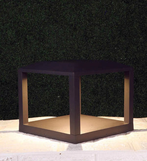 Taio Grey Aluminium Gate Light | JS-9905-GL | Included Bulb | Eliante by Jainsons Lights