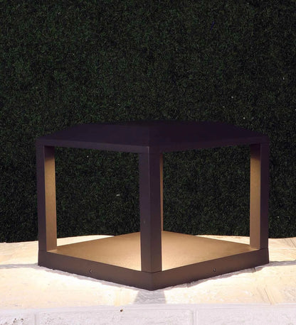 Taio Grey Aluminium Gate Light | JS-9905-GL | Included Bulb | Eliante by Jainsons Lights