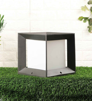 Nilon Grey Metal Gate Light | 2408-BIG | Included Bulb | Eliante by Jainsons Lights