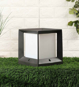 Lorraaine Grey Metal Gate Light | 2408-MED | Included Bulb | Eliante by Jainsons Lights