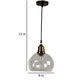 Dorada Gold Metal Hanging Light H-122-1LP-CFL-HALO