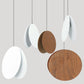 JS-SV-H/L 300- 5L White & Black/White & Yellow/White & Copper/White & Wood 20w Cluster hangings