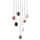 JS-SV-H/L DROP-7L White/Black/Multi Colour 20w Cluster hangings