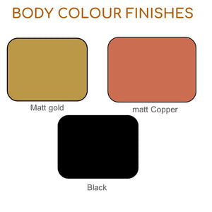 JS-SV-H/L GLOBE MAXX Black/Matt Gold/Matt Copper 4w 325mm Led Hanging Lights