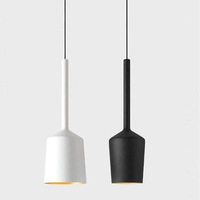 JS-SV-H/L TULIP White/Black 6w 350mm Led Hanging Lights