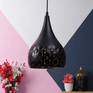 Black Metal Hanging Light Belon Big  Eliante