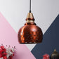 Copper-Gold Metal Hanging Light  - belon-gola-cop+gd - Included Bulb