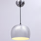 Copper-White Metal Hanging Light  - ganja-ch+wh - Included Bulb