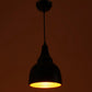 Black-Gold Metal Hanging Light lining  - lining shade-bk+gd - Included Bulb