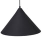 Black - White Metal Hanging Light - m-36-bk+w-new