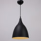 Black-White Metal Hanging Light m-42-bk+w-new