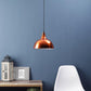 ORANGE WHITE Metal Single Hanging Light P5-10"-ORANGE-WH