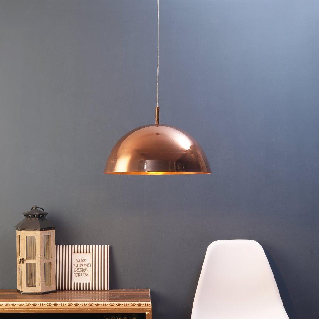 COPPER Metal Single Hanging Light P5-COPPER-BIG
