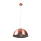 COPPER WHITE Metal Single Hanging Light P5-COPPER-WH-SMALL