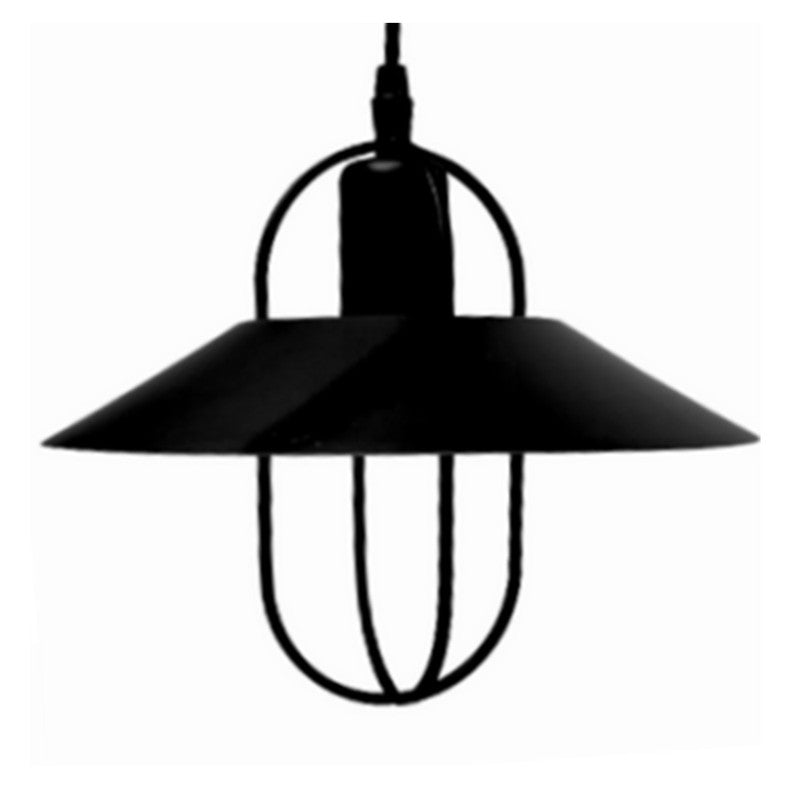 JS-SCH Hathan Black + Black Metal Hangings