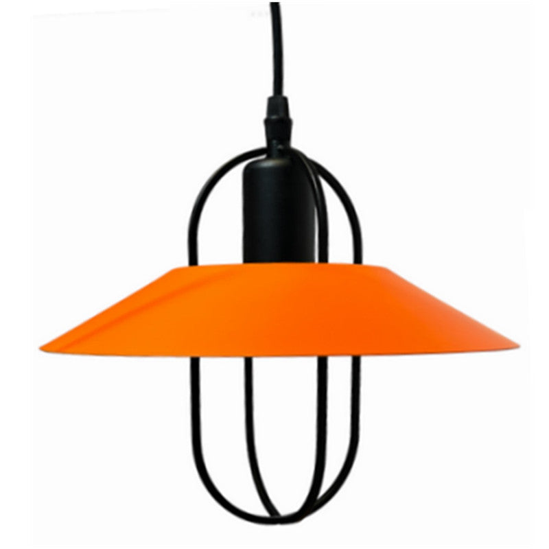 JS-SCH Hathan Black + Orange Metal Hangings