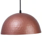 Natalia Helmet Copper Metal Hanging Light | Helmet - Cop+GD | Included Bulb | Eliante by Jainsons Lights